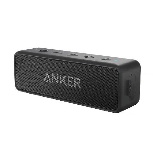 ANKER　SoundCore 2 改善版 A3105015 [ブラック]Bluetoothスピーカー 防水防滴 IPX7/12 W/マイク/最大24時間