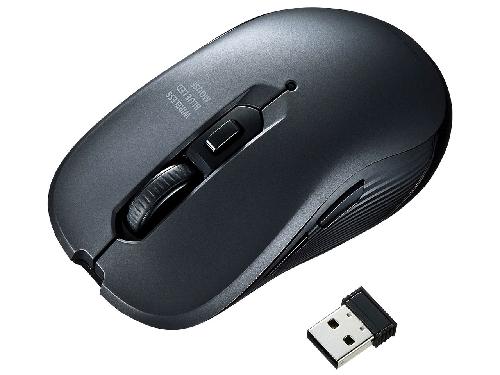 サンワサプライ　MA-WBL113GM [ガンメタ] ワイヤレスLEDマウス