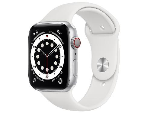 Apple　Apple Watch Series 6 GPS+Cellularモデル 44mm MG2C3J/A [ホワイトスポーツバンド]