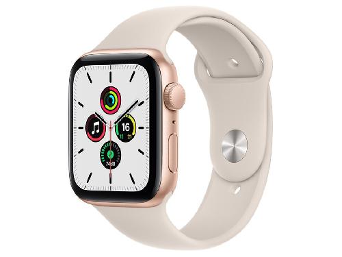 AppleWatch SE GPSモデル 44mm MKQ53J/A[スターライトスポーツバンド]