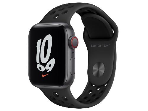 Apple　Apple Watch Ni ke SE GPS+Cellularモデル 40mm MKR53J/A [アンスラサイト/ブラックNi keスポーツバンド]