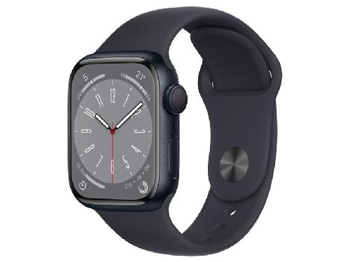 Apple Watch Series 8 GPSモデル 41mm MNP53J/A ミッドナイトアルミニウムケースとミッドナイトスポーツバンド - レギュラー Apple Watch Series 8 GPSモデル 41mm MNP53J/A ミッドナイトアルミニウムケースとミッドナイトスポーツバンド - レギュラー