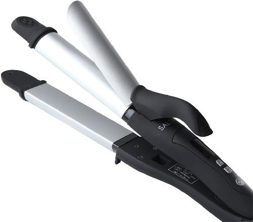 SALONIA　2WAY ストレート&カールアイロン SL-002A ［32mm /交流（コード）式］