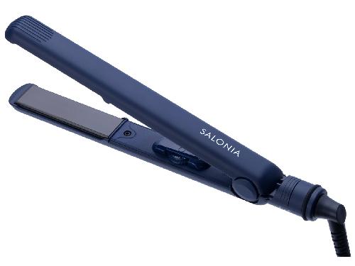 SALONIA　ダブルイオン ストレートアイロン SL-004SNV [ネイビー]サロニア ダブルイオンストレートアイロン