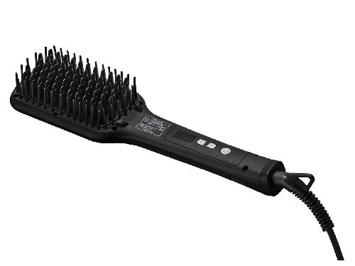 SALONIA　ストレートヒートブラシ SL-012BK [交流（コード）式]