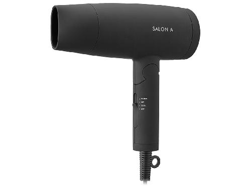 SALONIA　スピーディーイオンドライヤー SL-013BK [BLACK]大風量イオンドライヤー（軽量）
