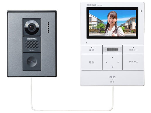 アイリスオーヤマ　TD-SM3010-WSH [ホワイト/ガンメタリック] テレビドアホン