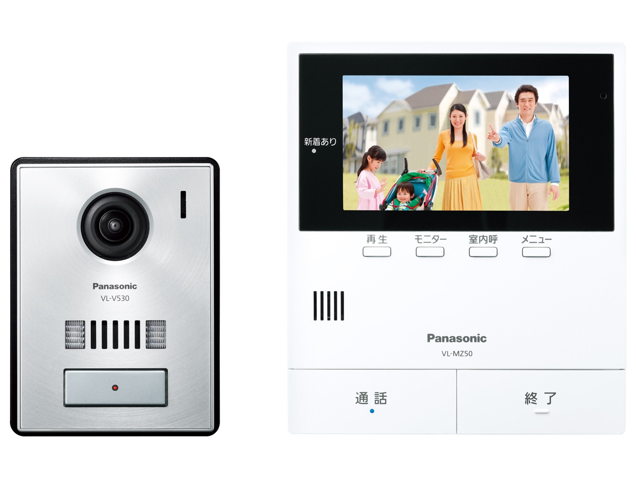 パナソニック VL-SZ50KP テレビドアホン モニター親機 カメラ玄関子機(金属タイプ)セット パナソニック VL-SZ50KP テレビドアホン モニター親機 カメラ玄関子機(金属タイプ)セット